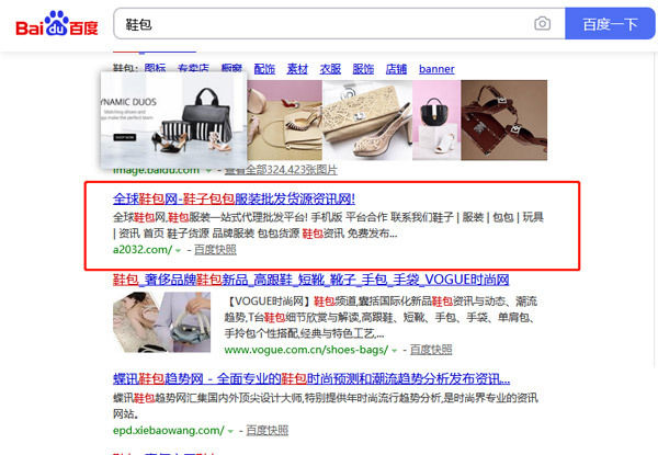 鞋包货源网站-合作案例